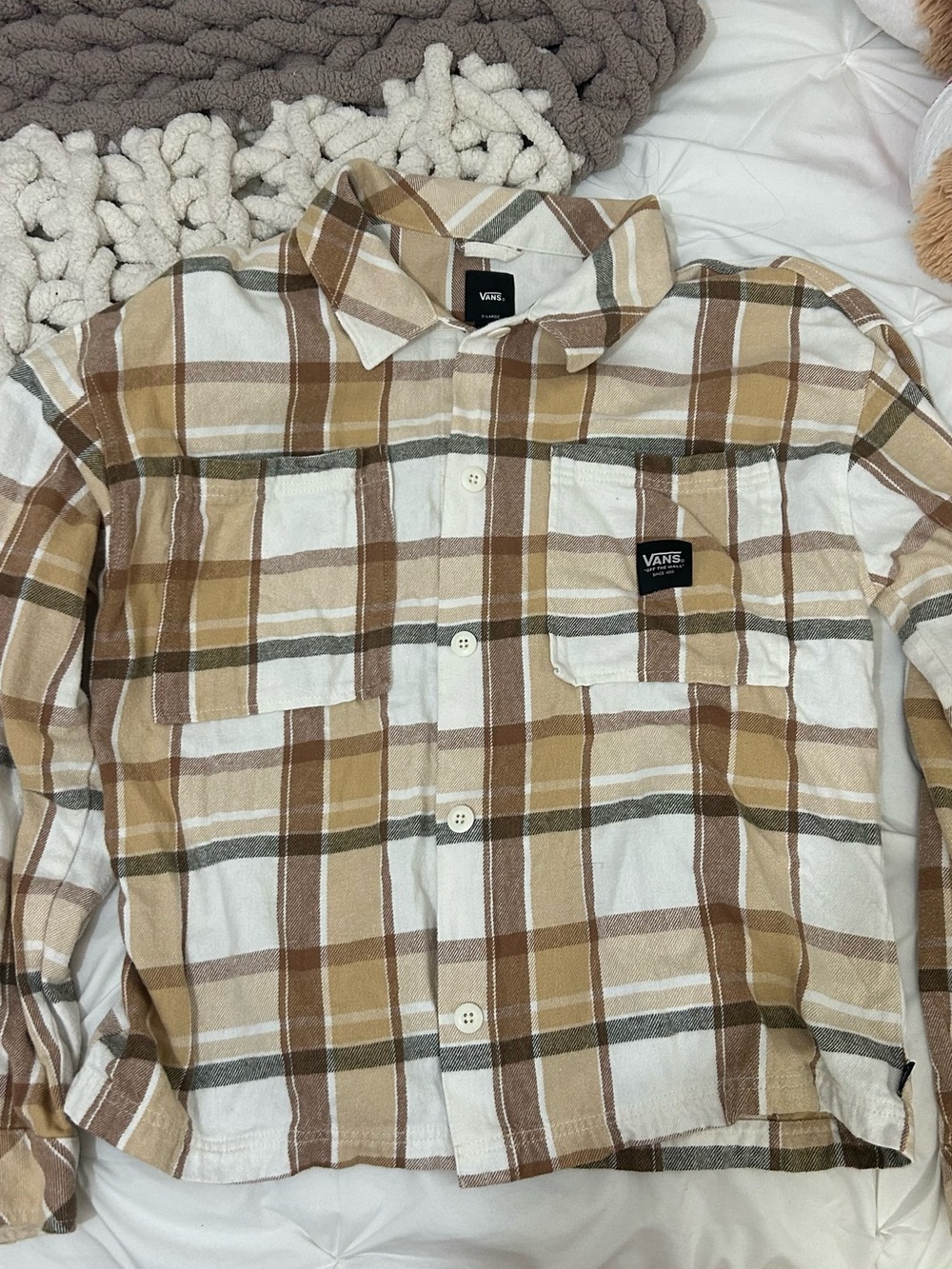 Vans Flannel Plaid Top